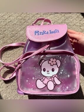 Vintage RARE Pinki Lili Mini Backpack 2002 Sanrio Hello Kitty